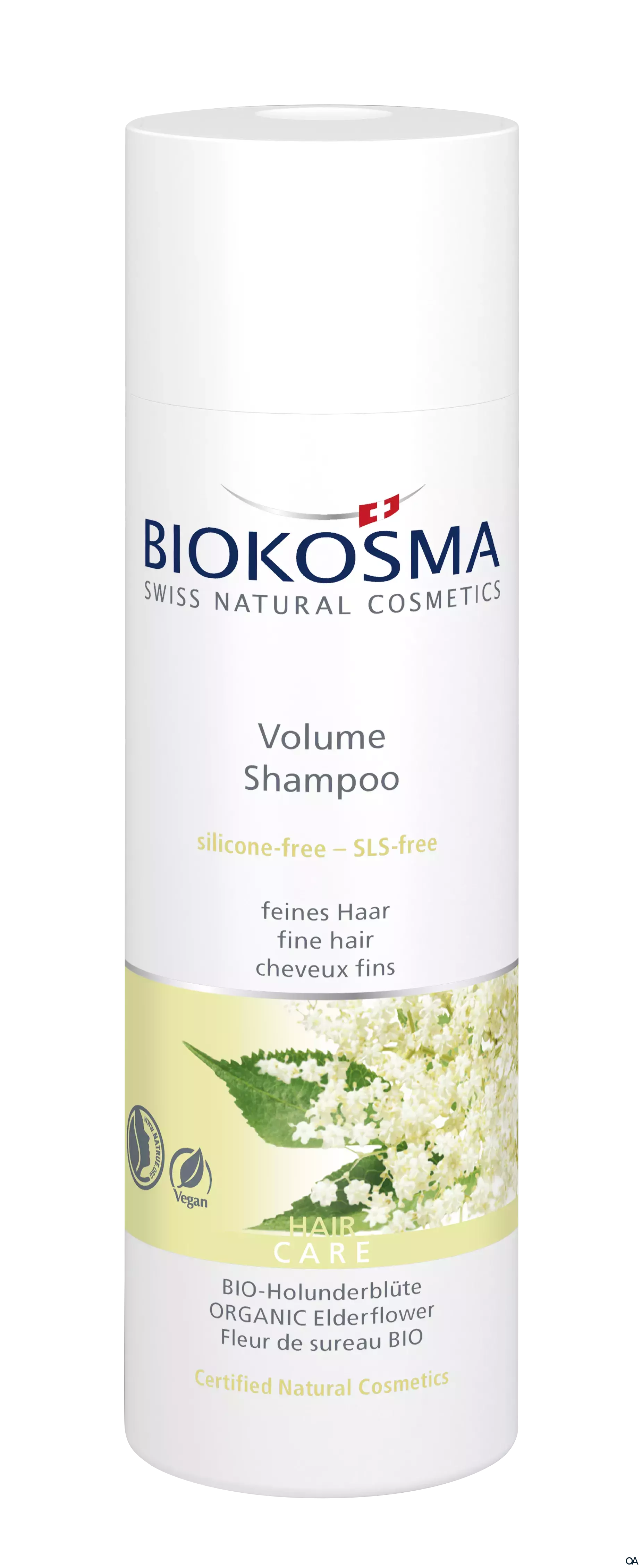 BIOKOSMA Shampoo Volume & Shine Holunderblüte