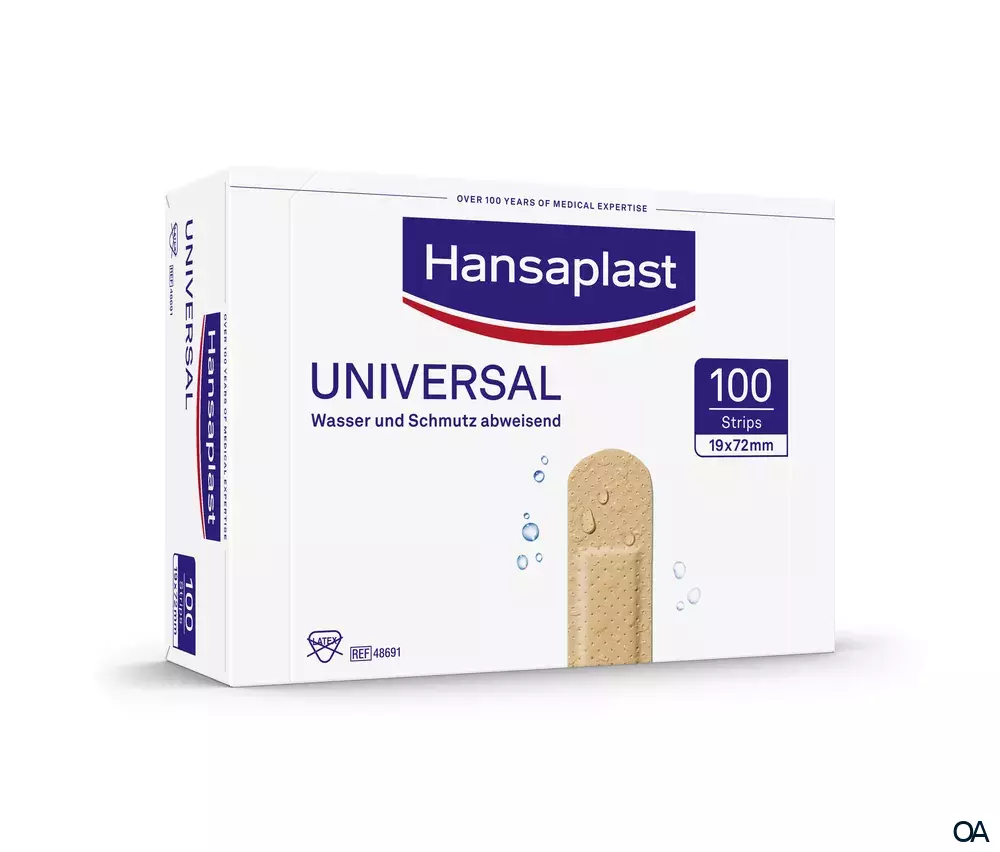 Hansaplast Universal Strips Großpackung 1,9 x 7,2cm