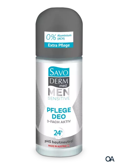 Savoderm med MEN Sensitive Pflege Deo Roll-on