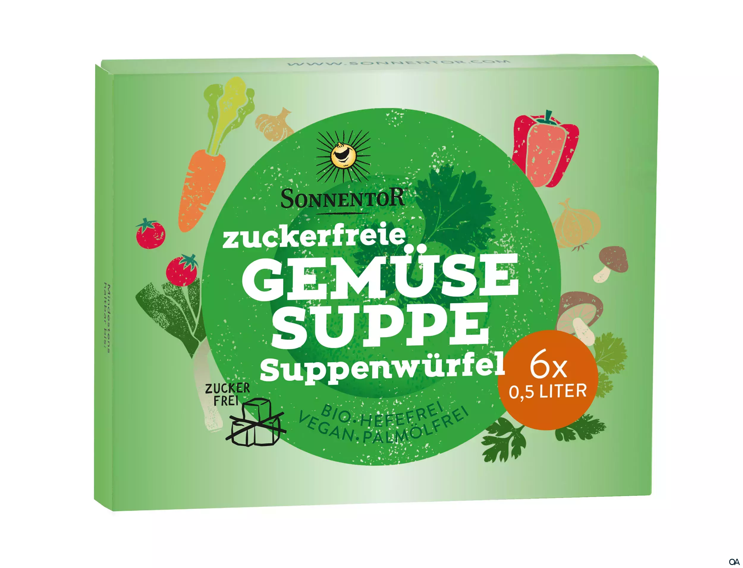 Sonnentor Zuckerfreie Gemüsesuppe Suppenwürfel