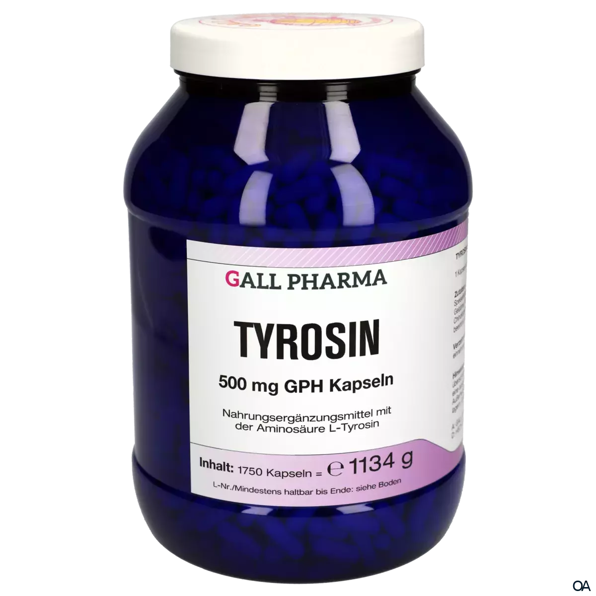 Gall Pharma Tyrosin 500 mg Kapseln