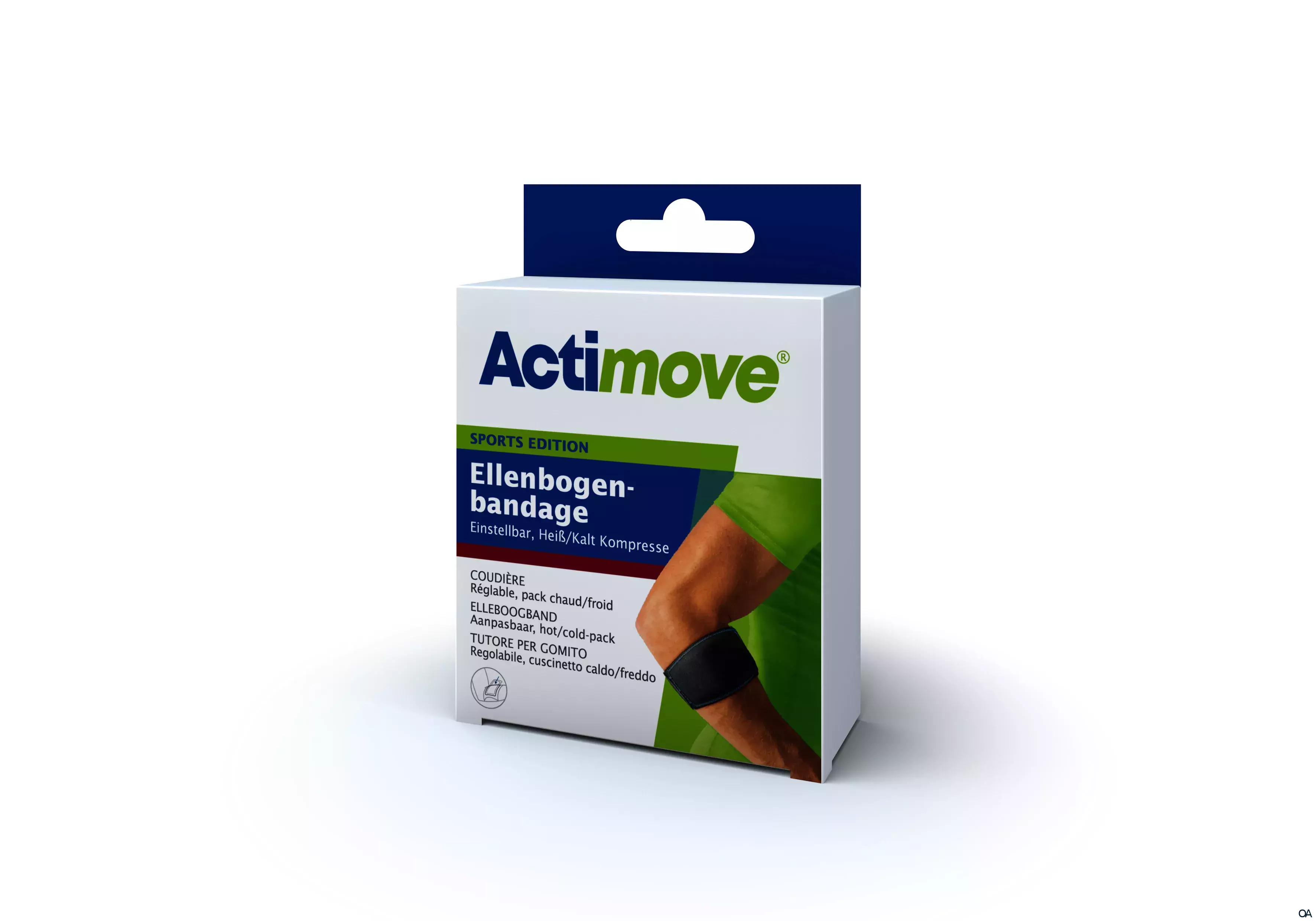 Actimove® Sport Edition Ellenbogenbandage Einstellbar, Heiß/Kalt Kompresse