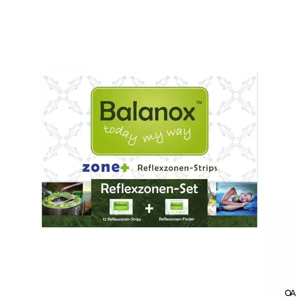 Balanox™ zone+ Reflexzonen-Strips und Reflexzonen-Finder