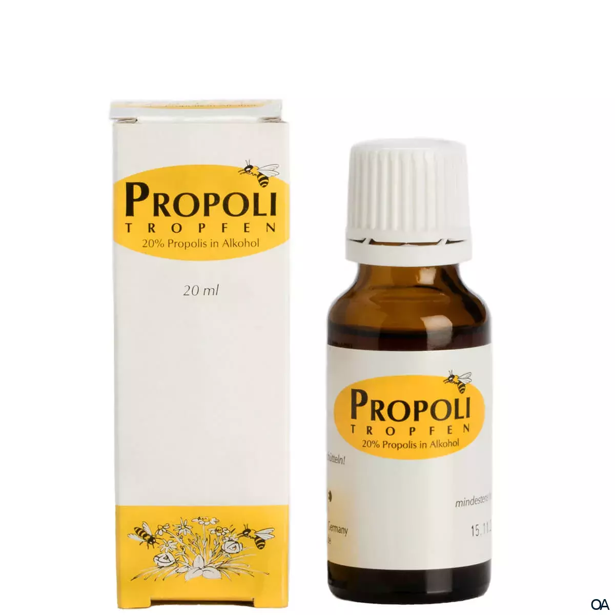 Propolis Tropfen 20 % in Alkohol