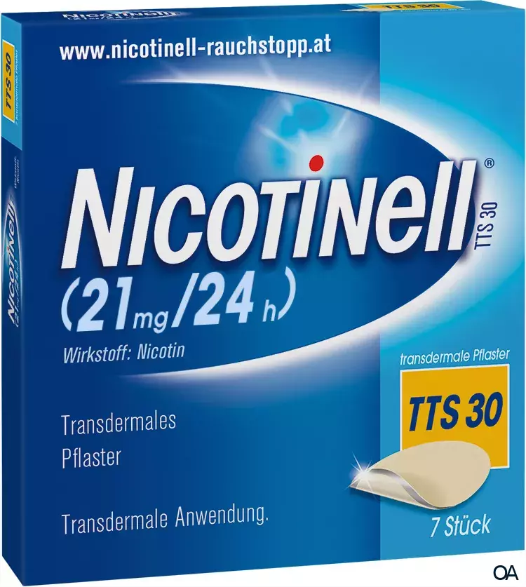 Nicotinell® TTS 30 (21 mg/24 h) transdermale Pflaster