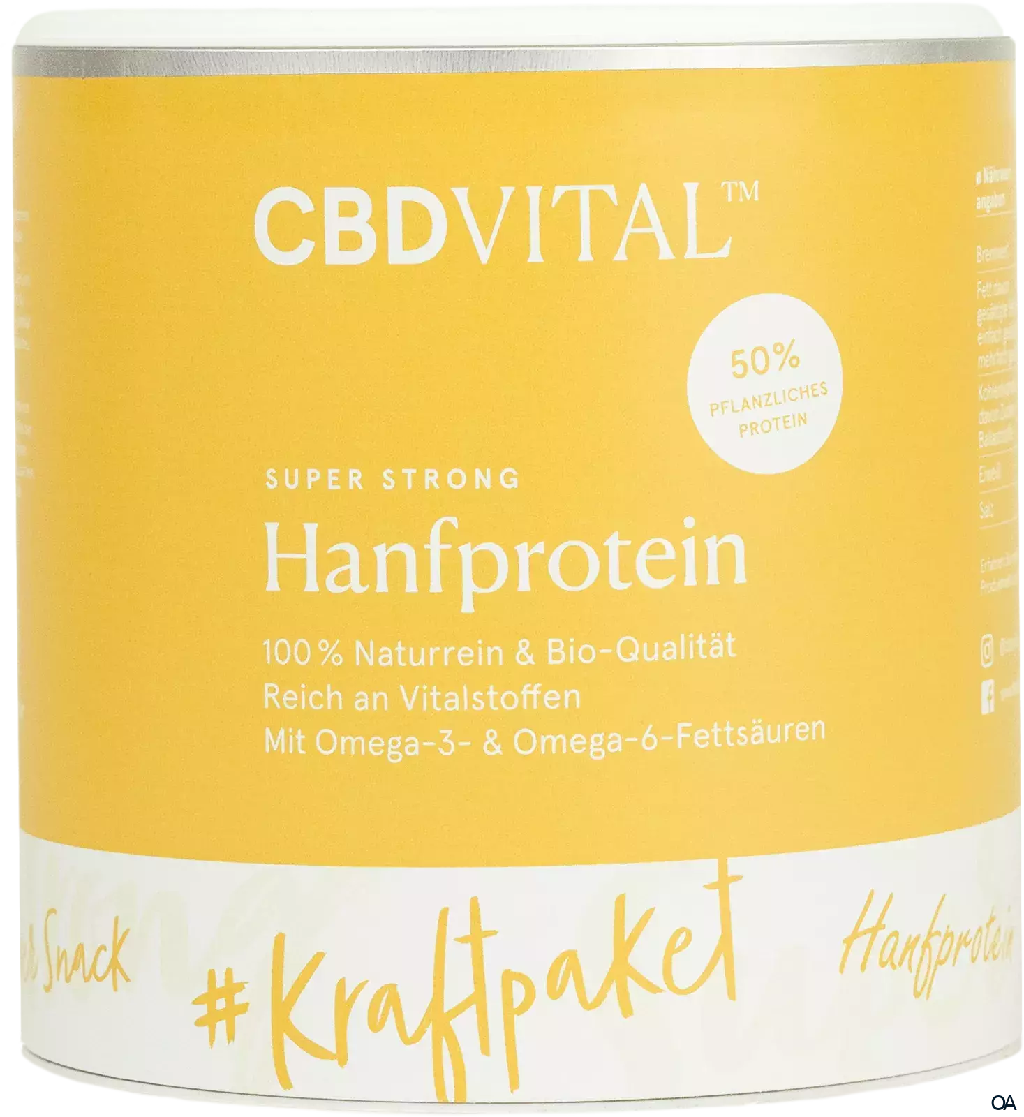 CBD VITAL Super Strong Hanfprotein Pulver