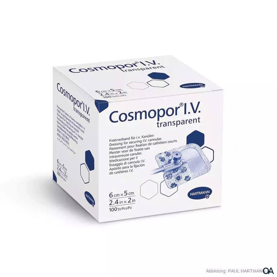 Cosmopor® I.V. Kanülenfixierverband 6 x 5 cm