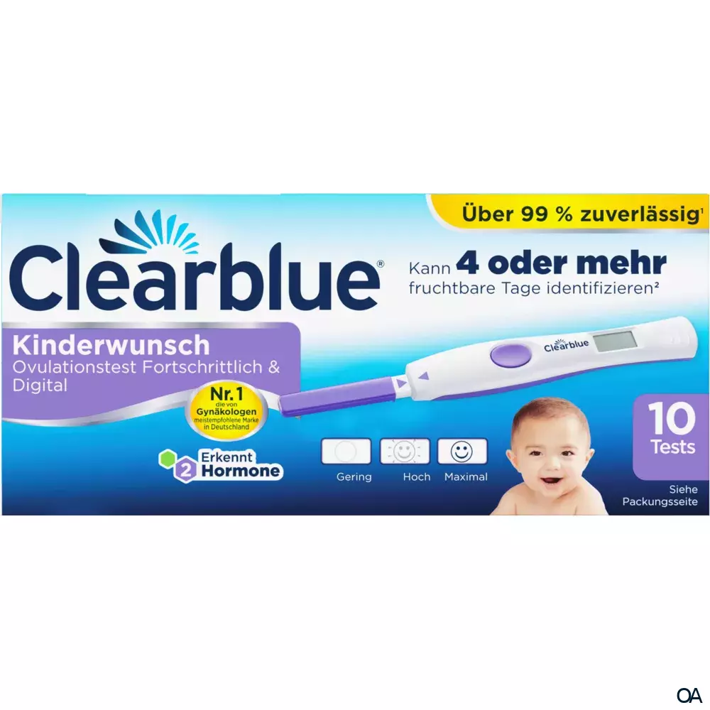 Clearblue Ovulationstest Fortschrittlich & Digital