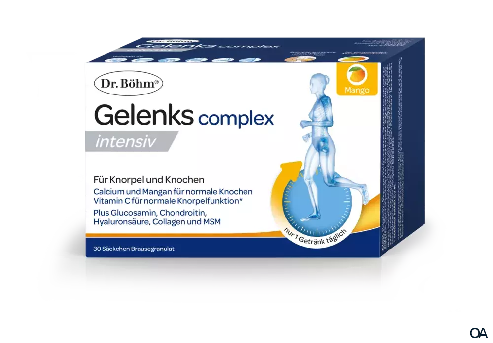 Dr. Böhm® Gelenks complex intensiv Brausegranulat - Mango