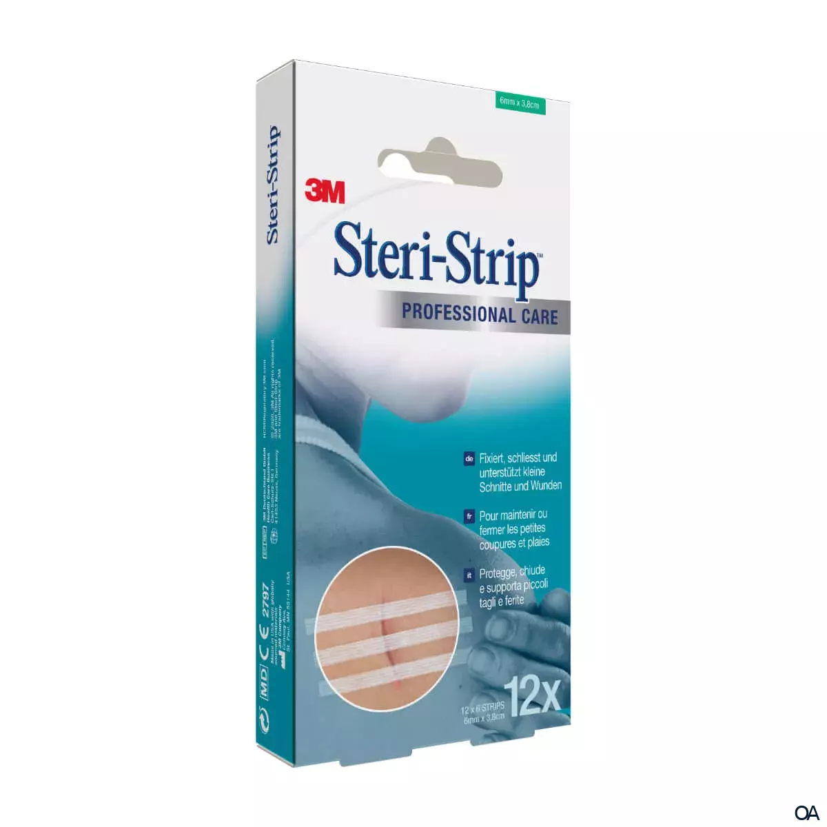 3M Steri-Strip™ Wundverschlussstreifen, 1542NP-12, 6 x 38 mm