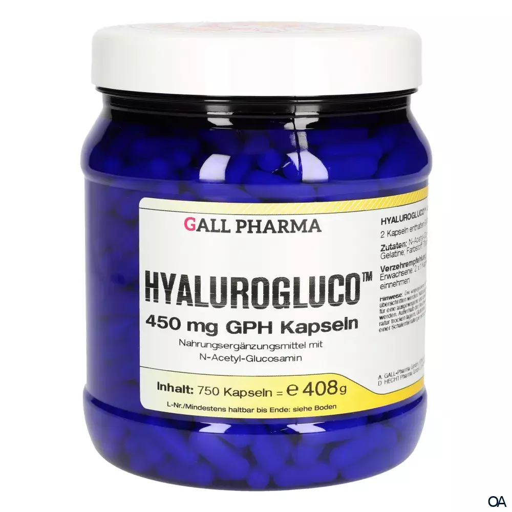 Gall Pharma Hyalurogluco 450 mg Kapseln