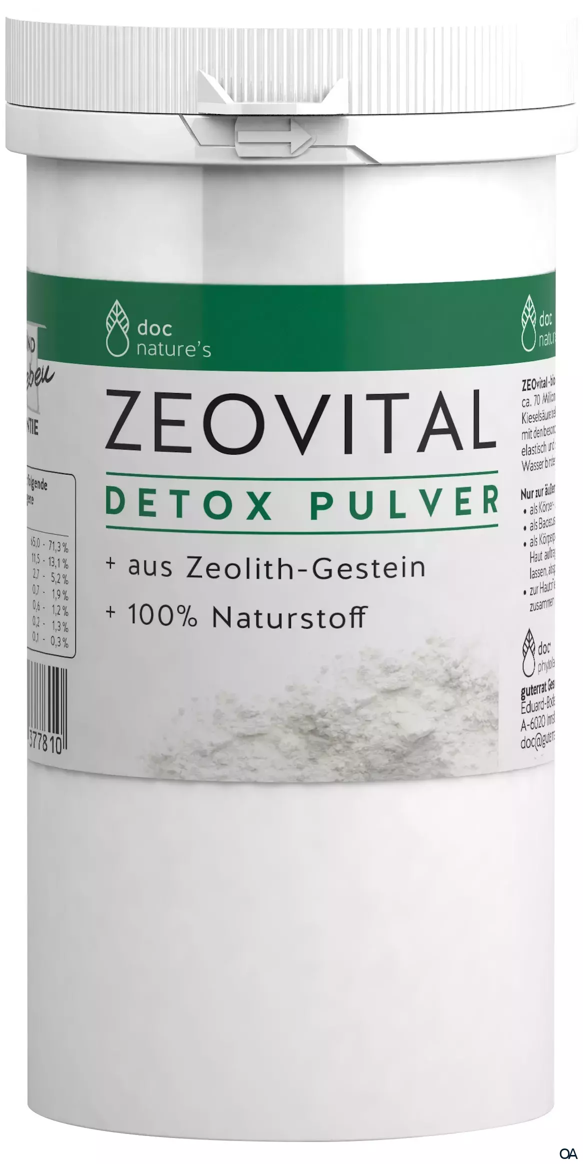 doc nature’s ZEOVITAL Detox-Pulver