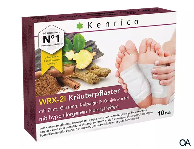 Kenrico WRX-2i Kräuterpflaster mit Zimt, Ginseng, Kelpalge und Konjakwurzel