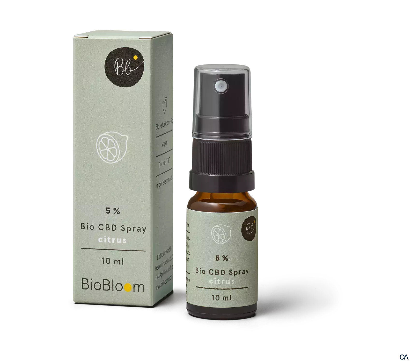 BioBloom citrus 5% Bio CBD Spray