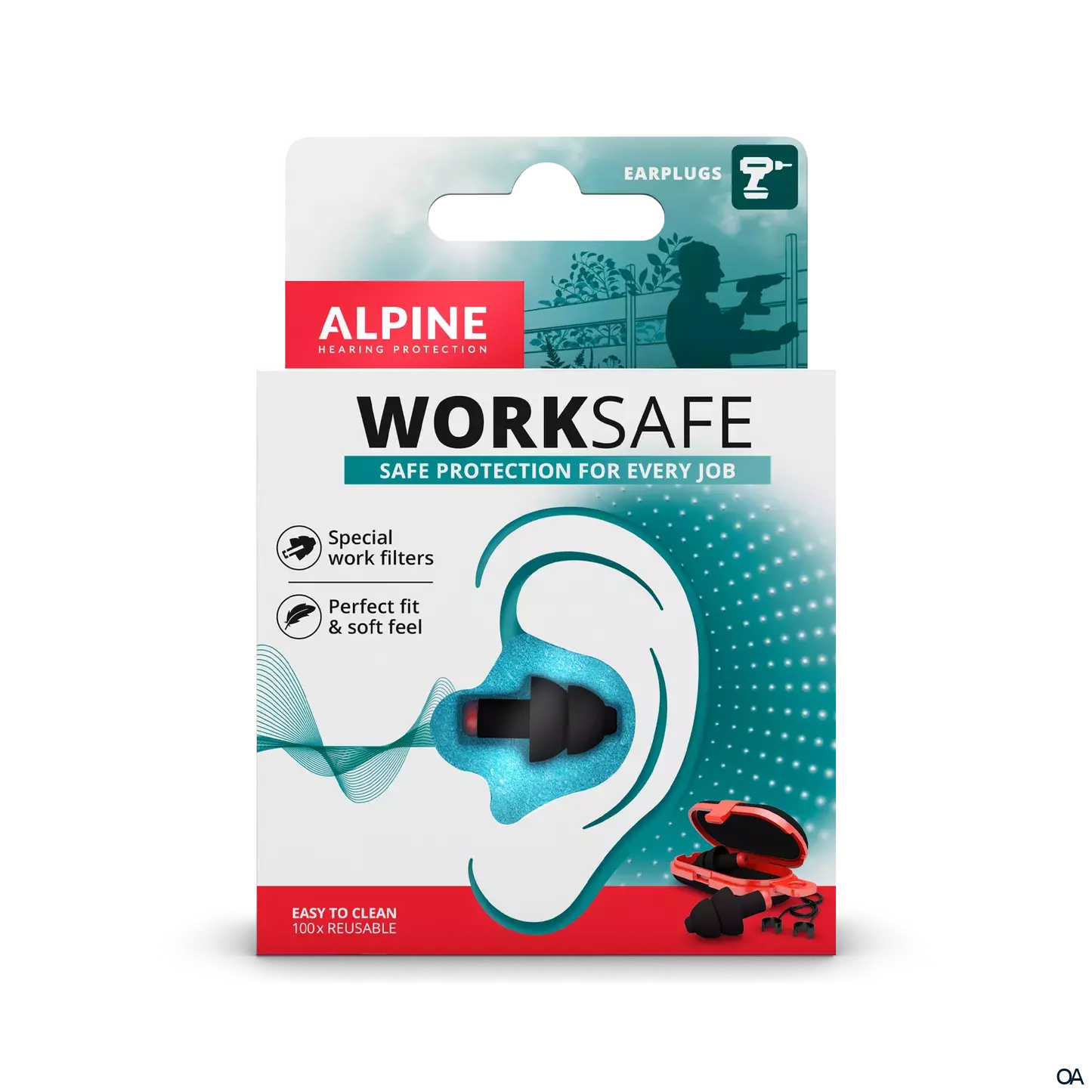 ALPINE Hearing Protection WorkSafe Ohrstöpsel