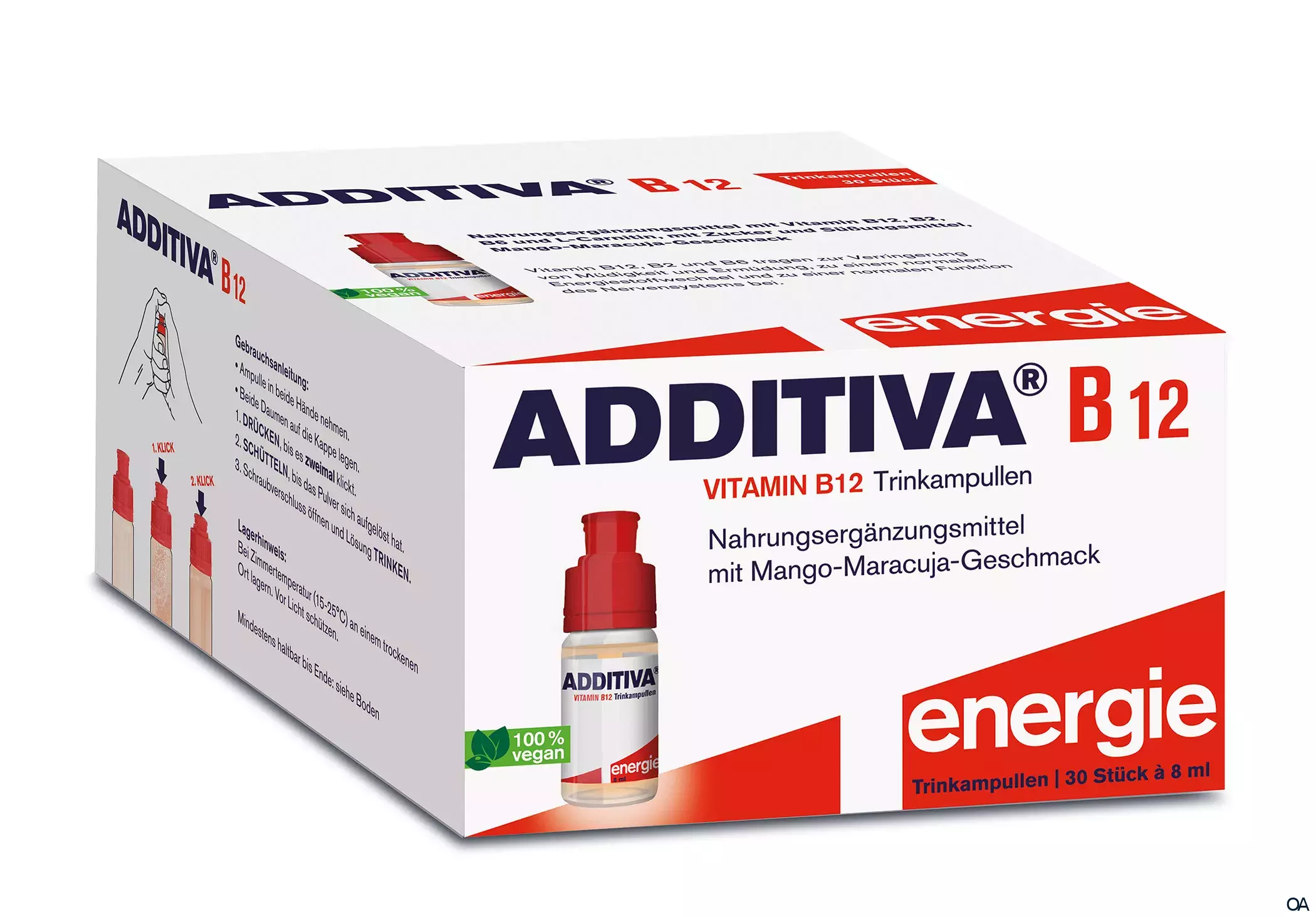 ADDITIVA® Vitamin B12 Trinkampullen 8 ml