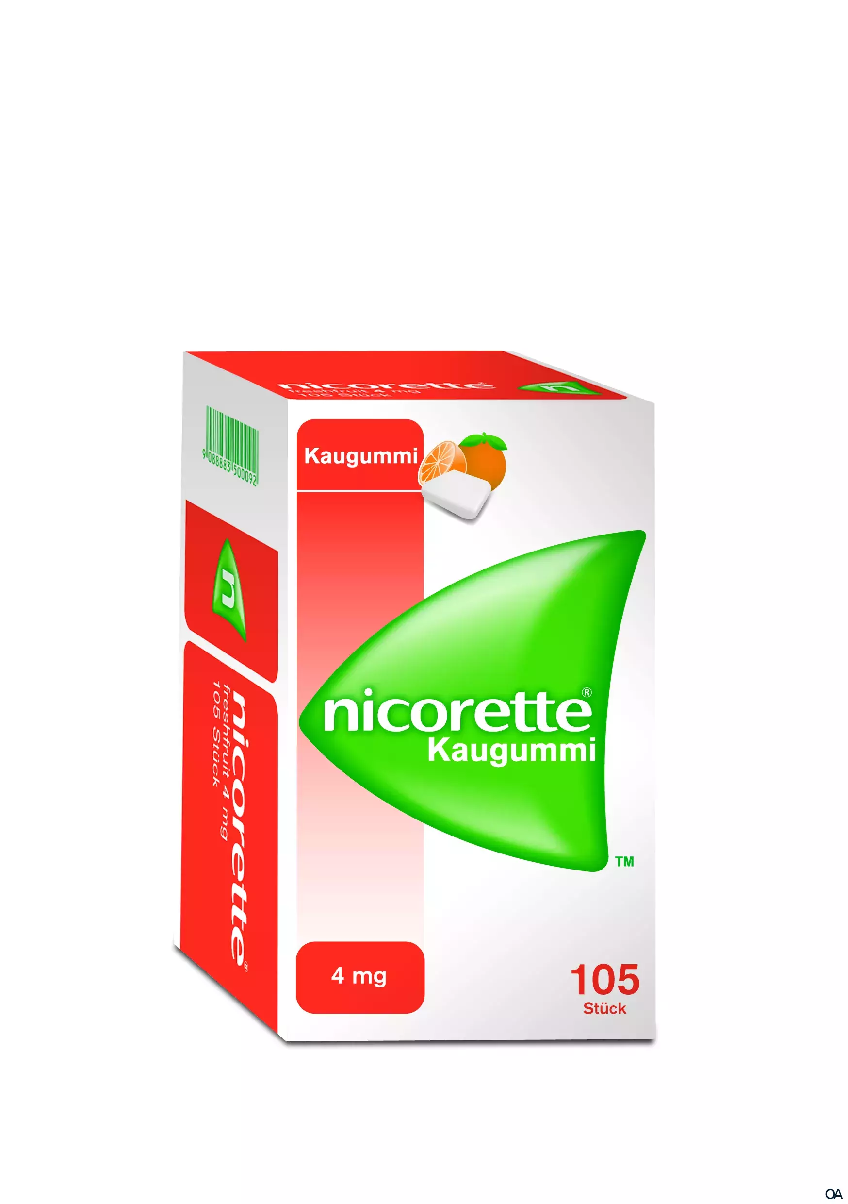 Nicorette® Freshfruit 4 mg - Kaugummi zur Raucherentwöhnung