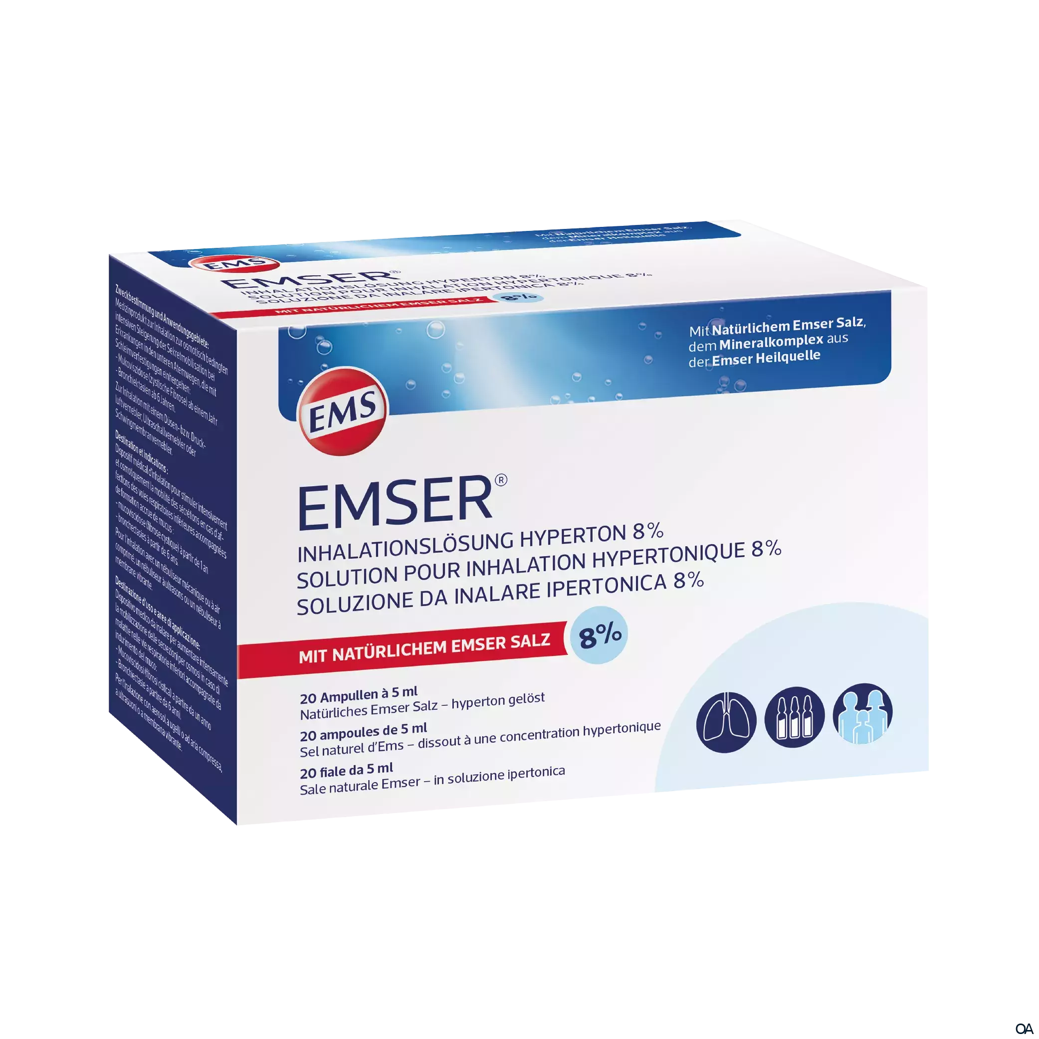 Emser® Inhalationslösung hyperton 8% Ampullen