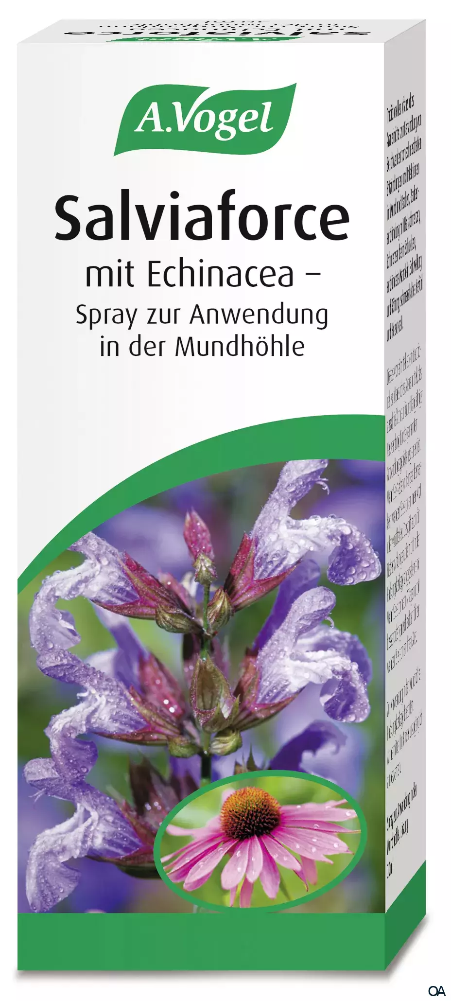 A.Vogel Salviaforce mit Echinacea Spray zur Anwendung in der Mundhöhle