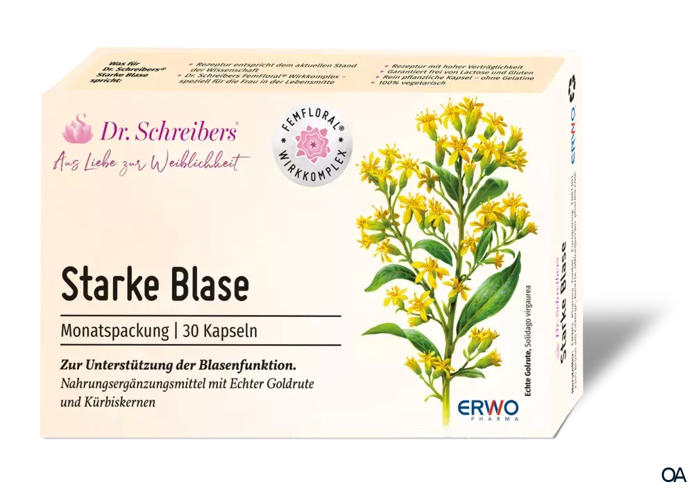 Dr. Schreibers® Starke Blase Kapseln