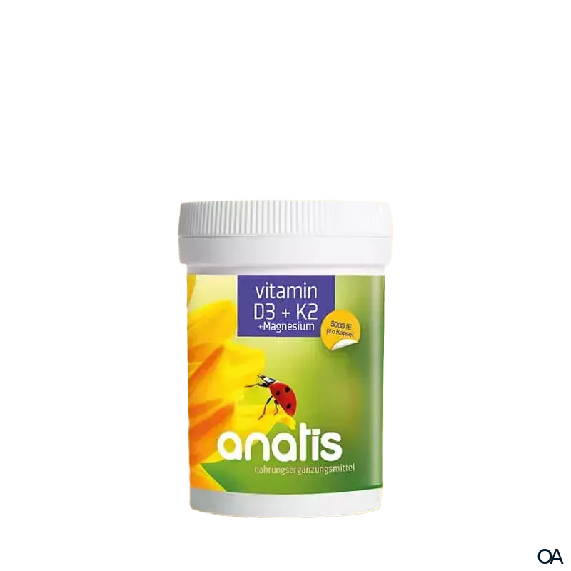 anatis Vitamin D3 + K2 + Magnesium Kapseln