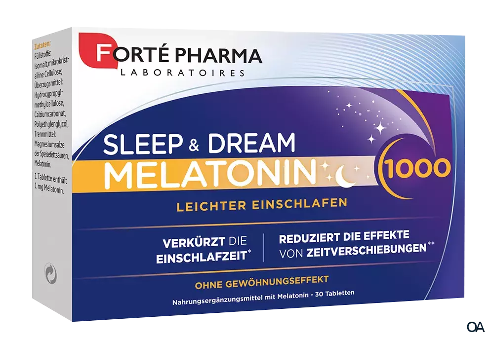 FORTÉ PHARMA Sleep & Dream Melatonin 1000 Tabletten