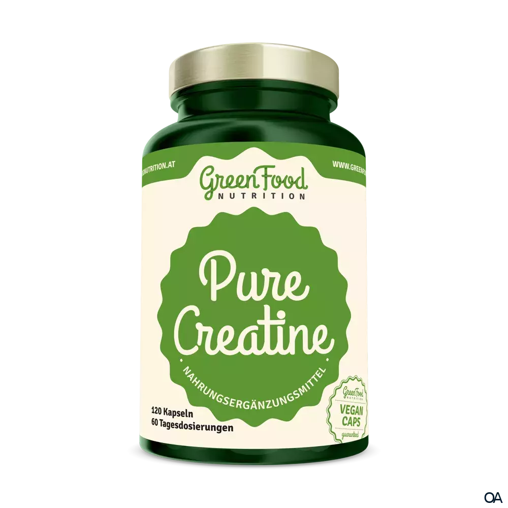 GreenFood Nutrition Pure Creatine Kapseln