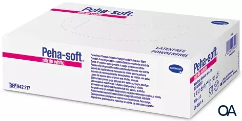 Peha-soft® nitrile white powderfree Größe L