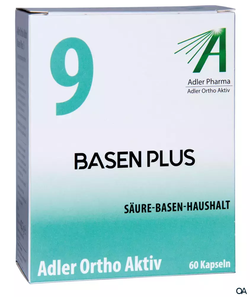 Adler Ortho Aktiv Nr. 9 Basen Plus Kapseln