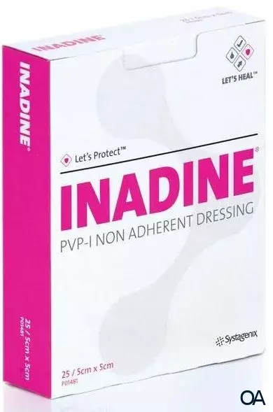 3M™ INADINE™ PVP-Iod Wundauflage 5 x 5 cm