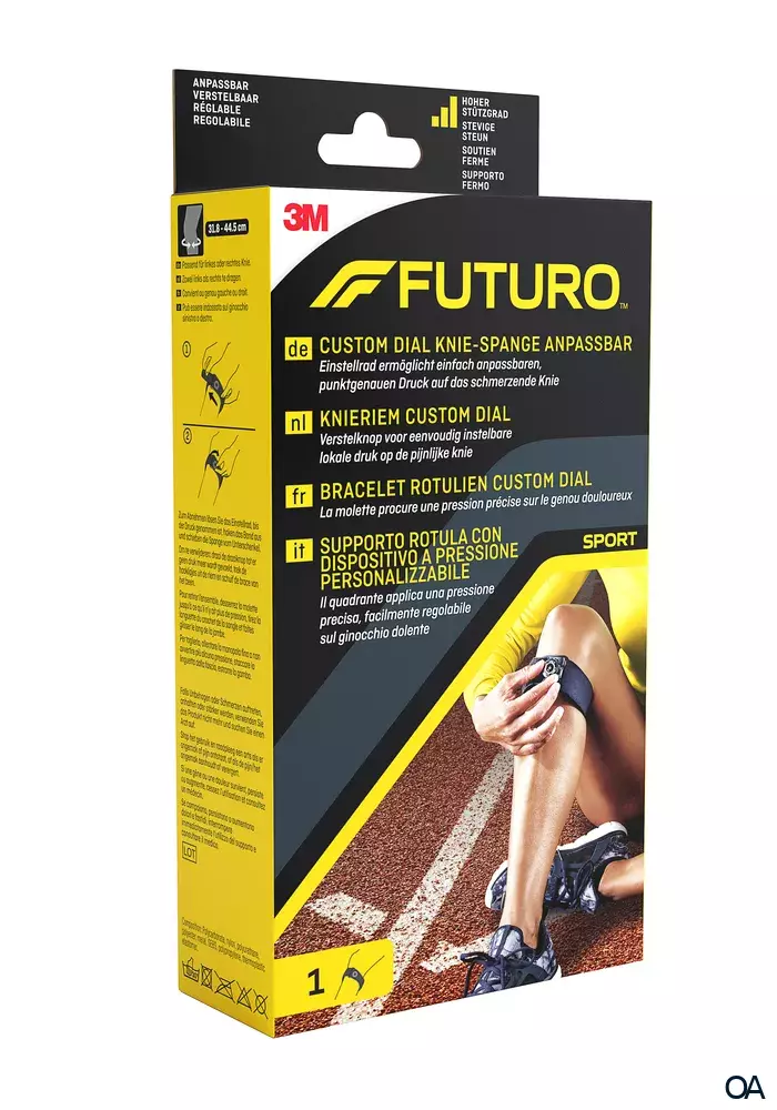 3M FUTURO™ Custom Dial Knie-Spange anpassbar 09190, Verstellbar SPORT