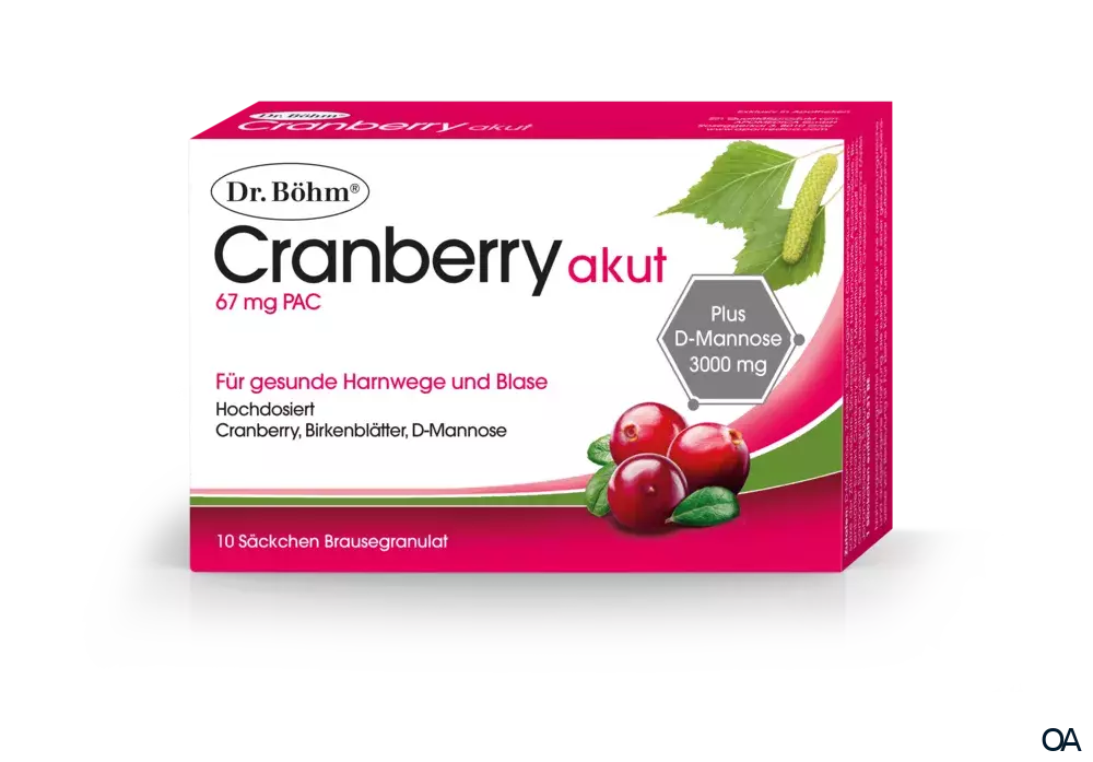 Dr. Böhm® Cranberry akut Brausegranulat