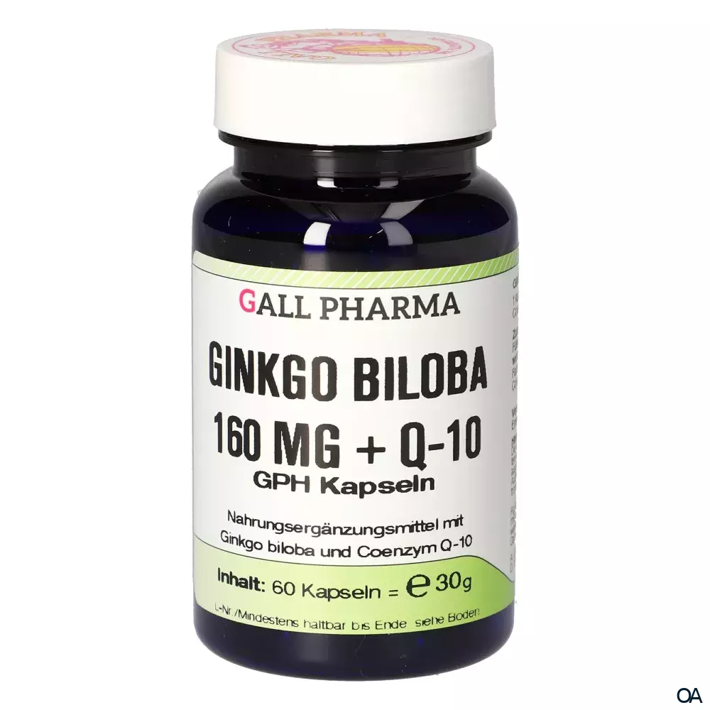 Gall Pharma Ginkgo Biloba 160 mg + Q10 Kapseln