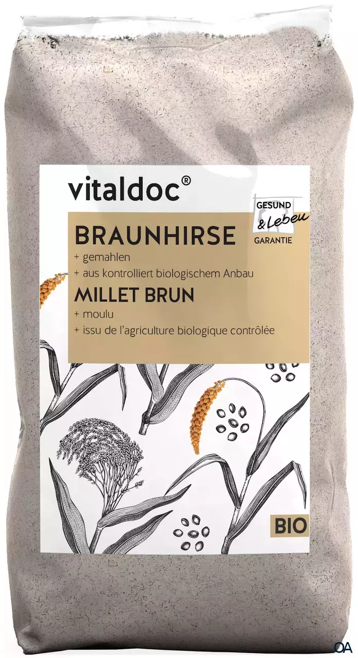 vitaldoc® BIO Braunhirse, gemahlen