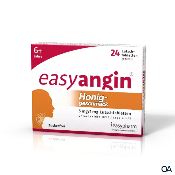 easyangin Honiggeschmack 5 mg/1 mg Lutschtabletten