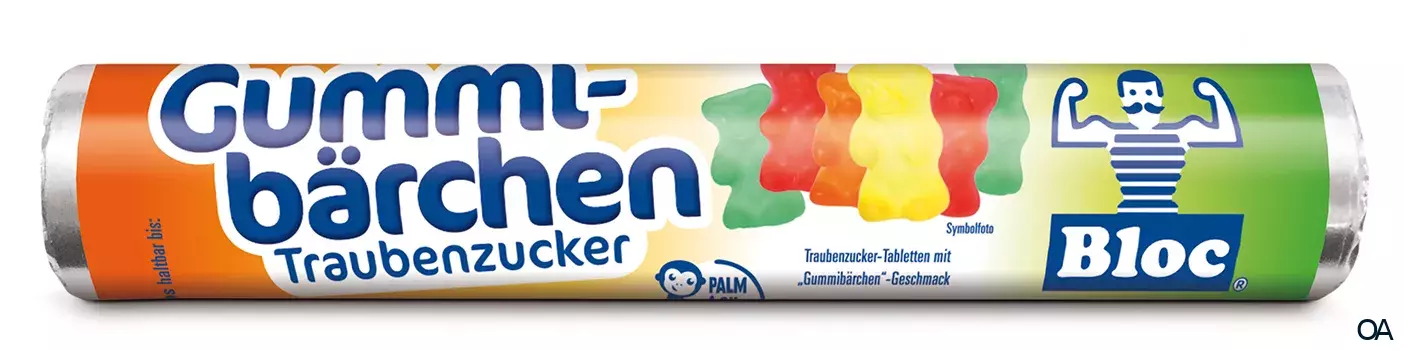 Bloc® Traubenzucker Gummibärchen Rolle