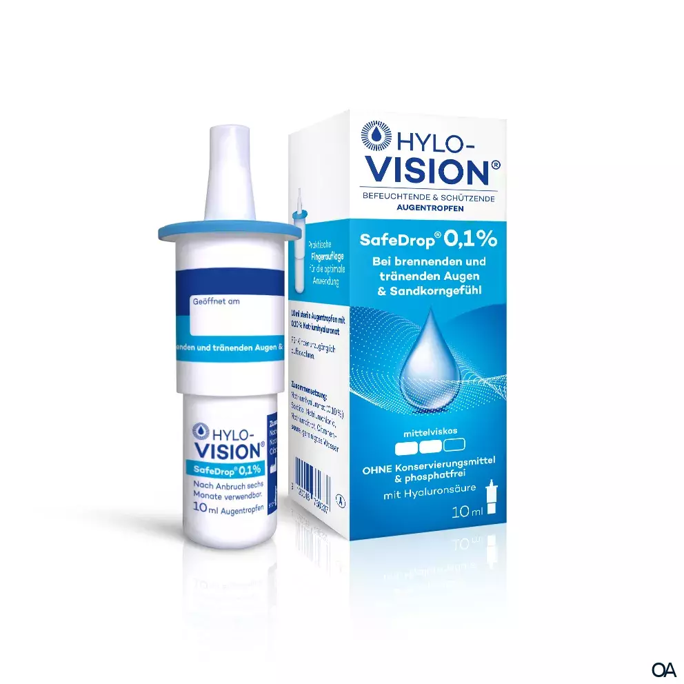 Hylo-Vision® SafeDrop® 0,1 % Augentropfen