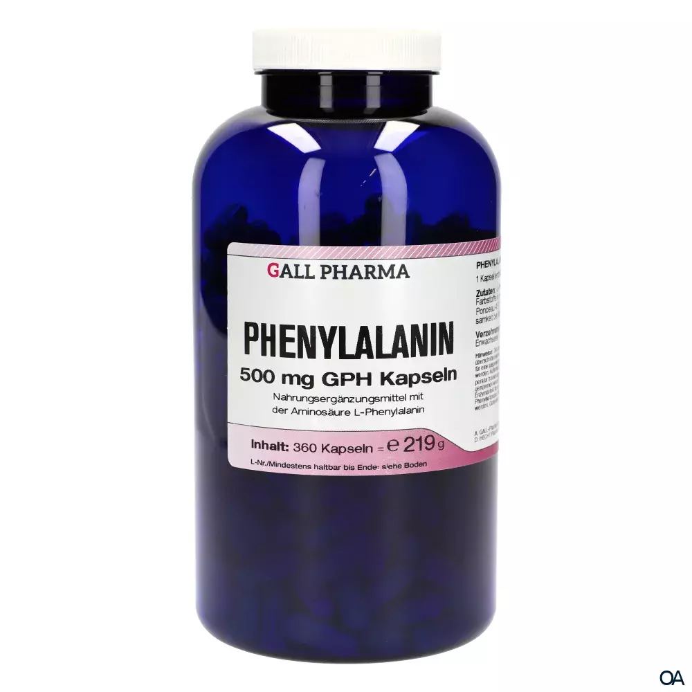 Gall Pharma Phenylalanin 500 mg Kapseln