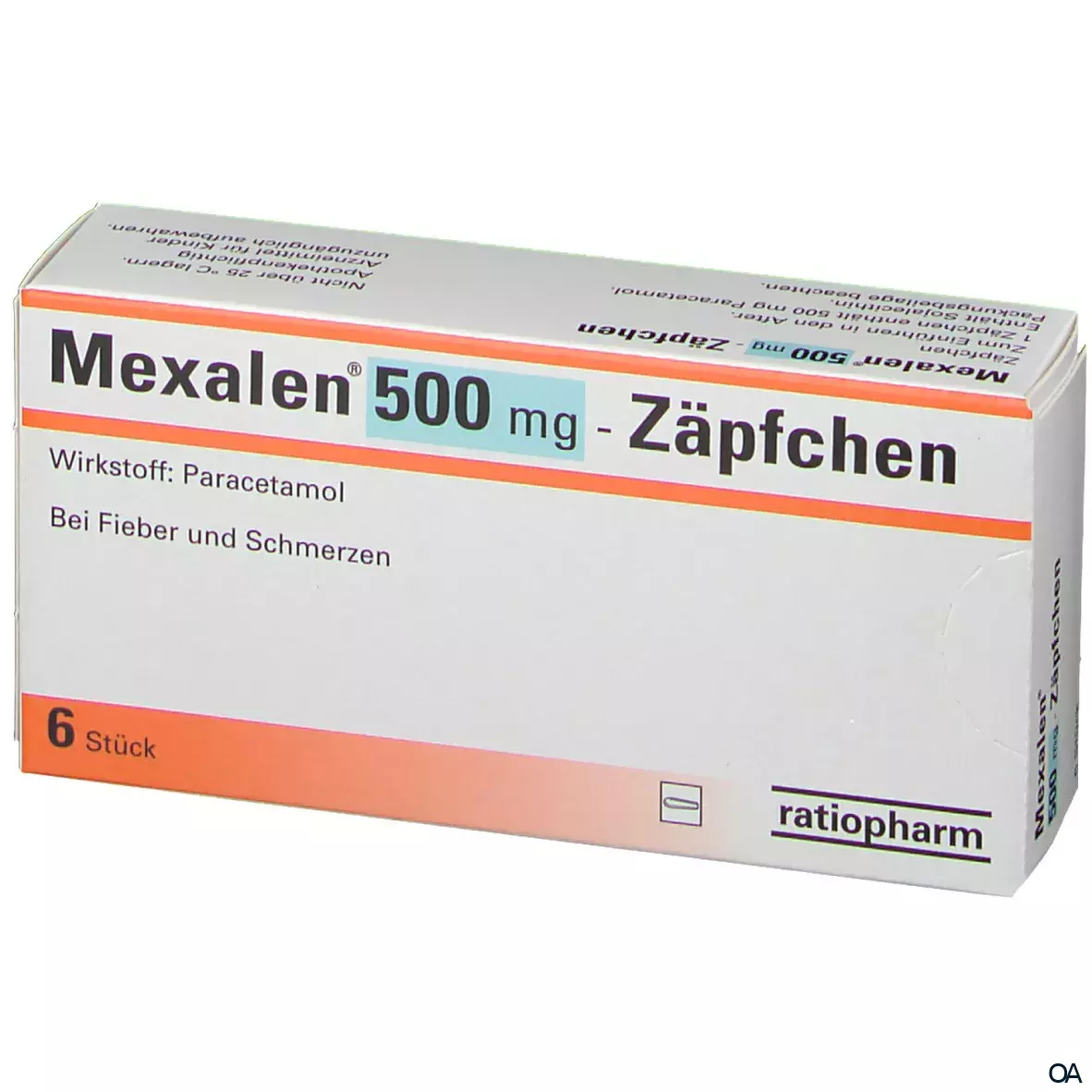 Mexalen® 500 mg Zäpfchen