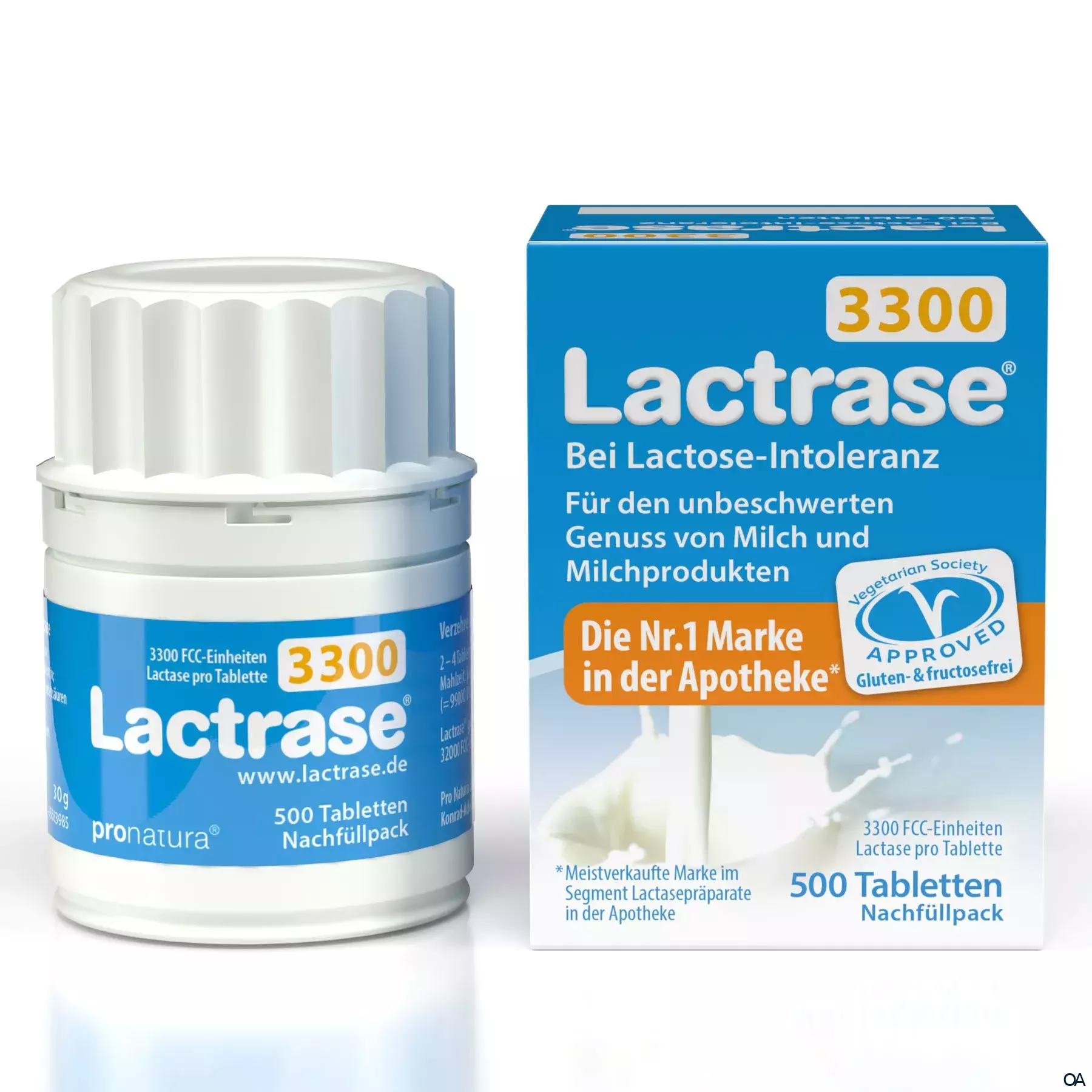 Lactrase® 3300 FCC Tabletten Nachfüllpack