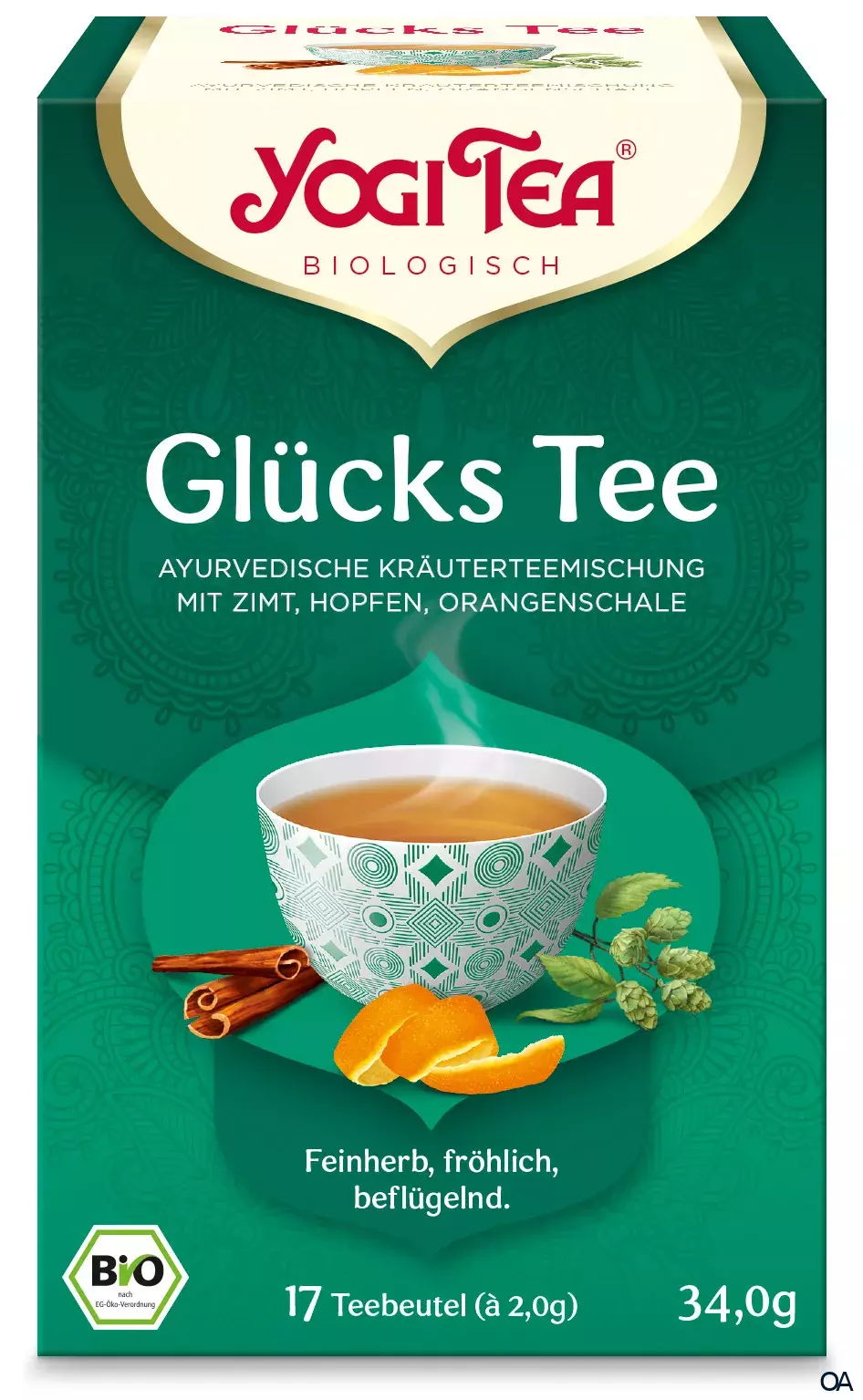 Yogi Tea Glücks Tee - Ayurvedische Gewürzteemischung