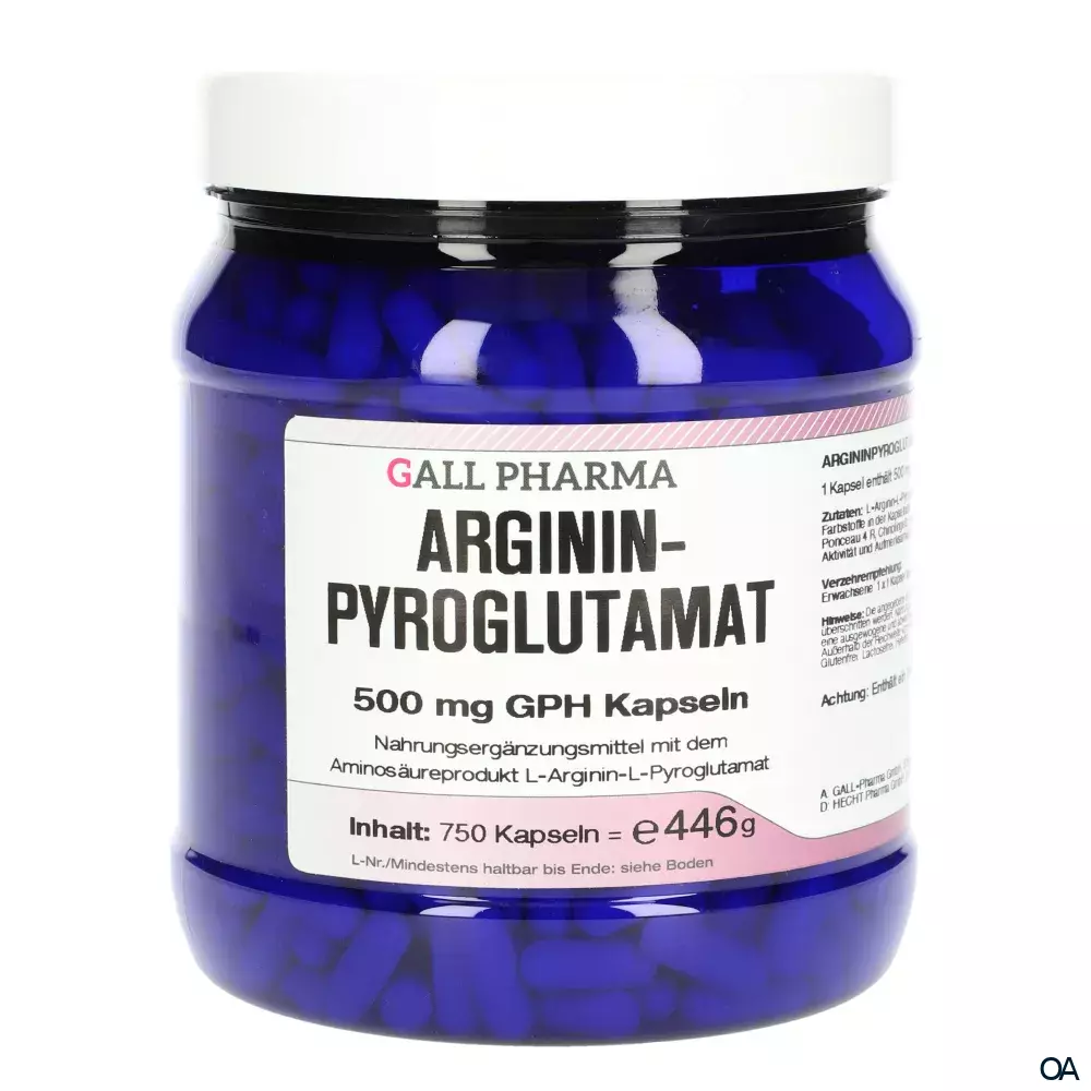 Gall Pharma Argininpyroglutamat 500 mg Kapseln