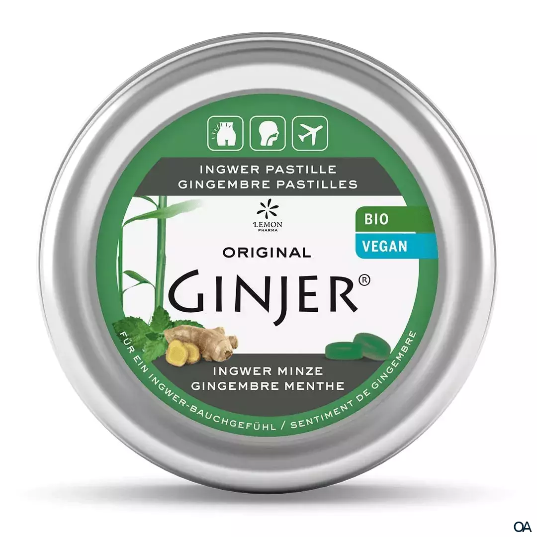 Lemon Pharma Ginjer® Bio-Pastillen Minze