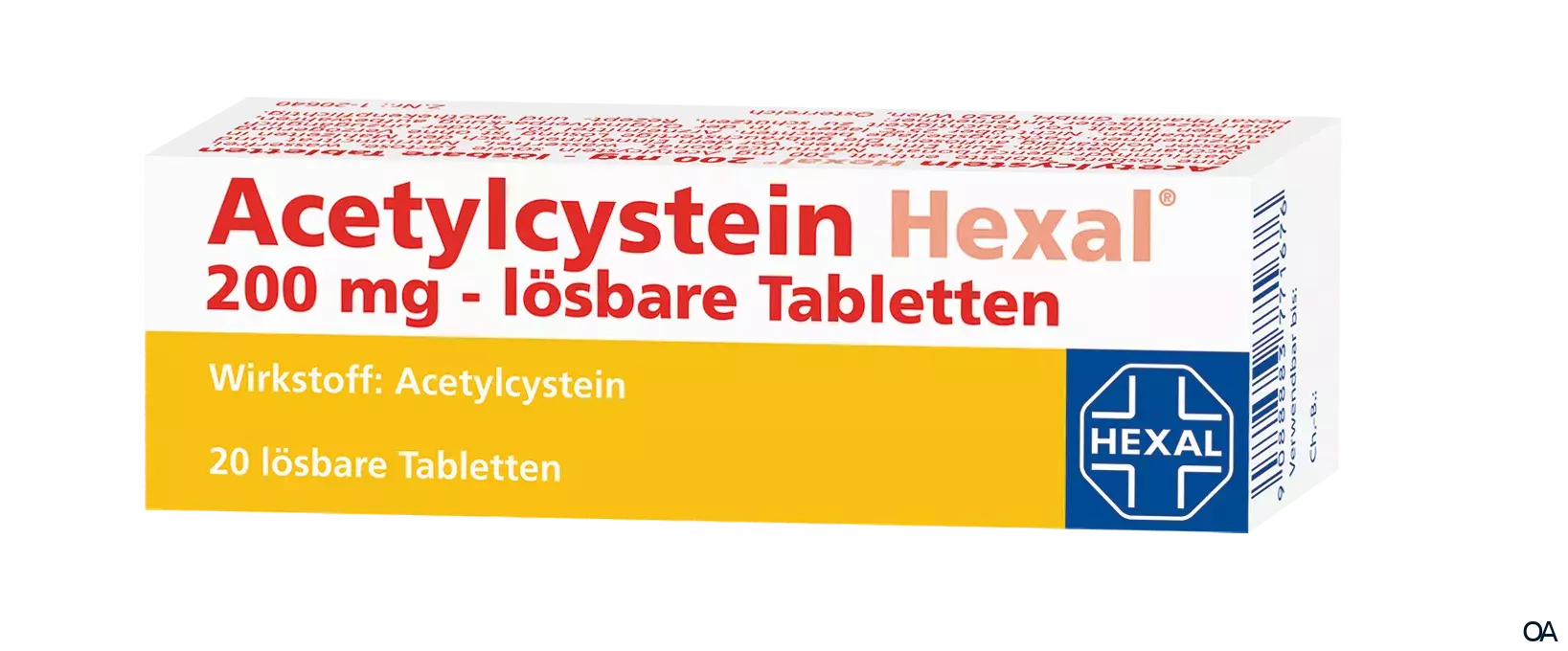 Acetylcystein Hexal 200 mg lösbare Tabletten