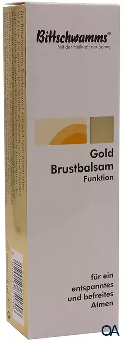 Bittschwamms Arnika Kräuter Creme Gold - Brustbalsam