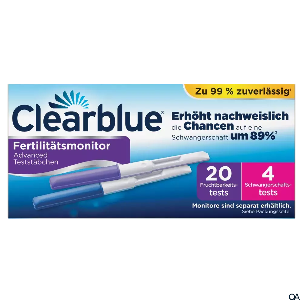 Clearblue Fertilitätsmonitor Advanced Teststäbchen