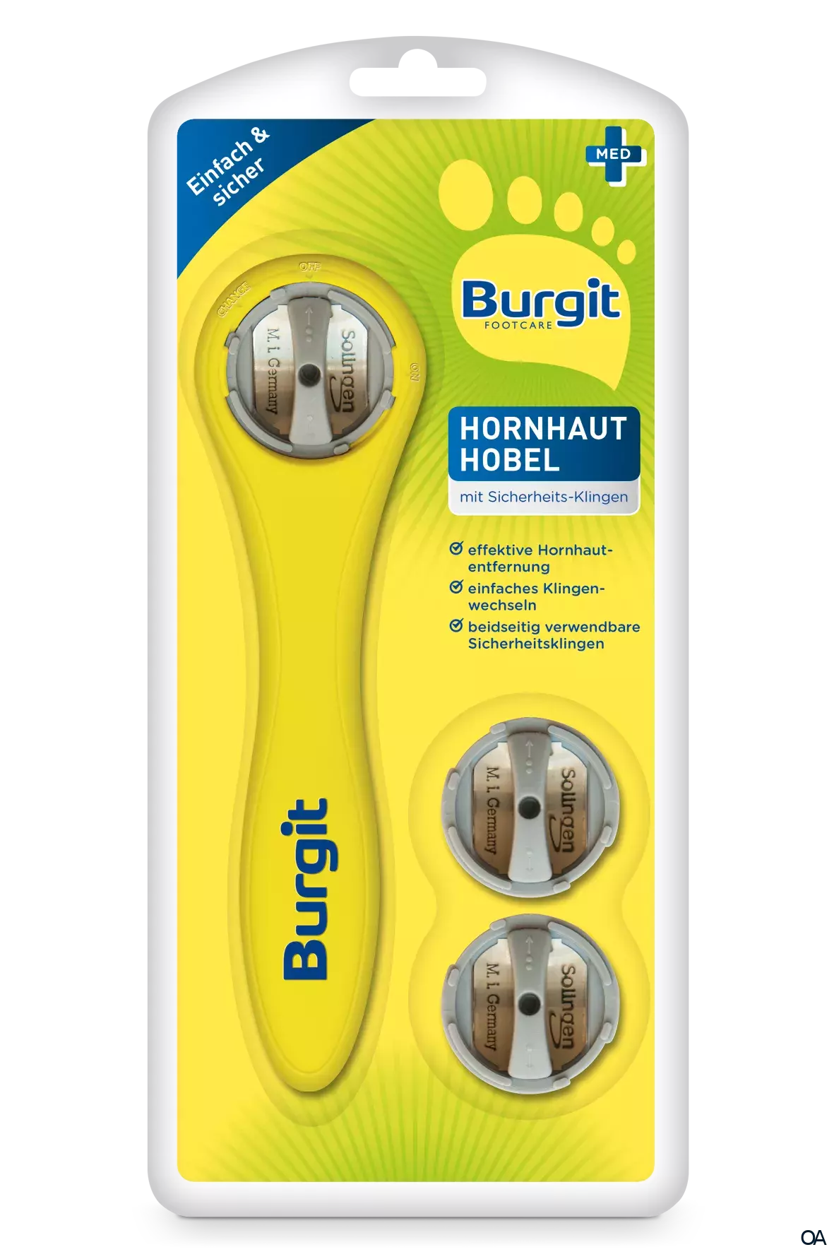 Burgit Footcare Hornhaut Hobel