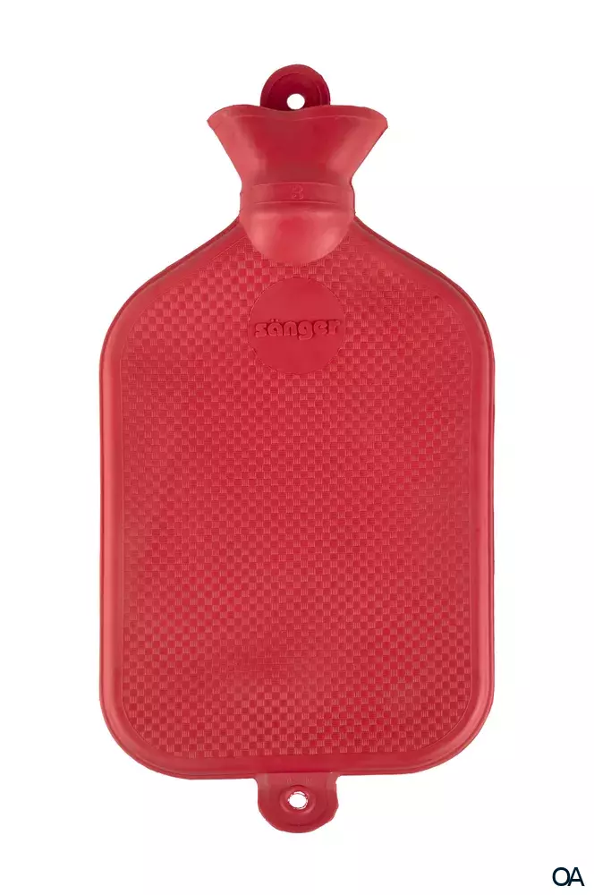 Sänger 2,5 Liter Wärmflasche, rot - 42,5 x 20,5 cm