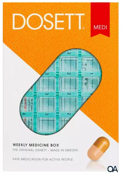 Dosett® Medi Medikamentendispenser für 7 Tage - Mint