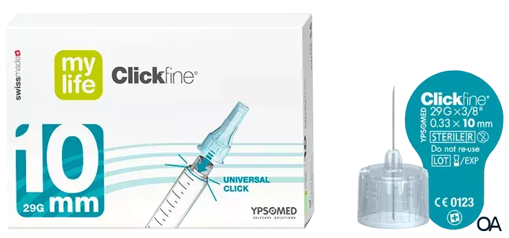 mylife Clickfine 29G 0,33 x 10 mm Pen-Nadeln